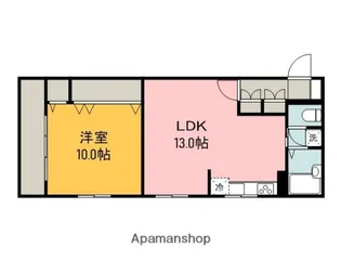 広島県広島市南区翠5丁目【マンション】の間取り