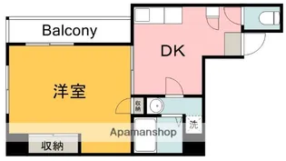 第22やたがいビル【11階】の間取り