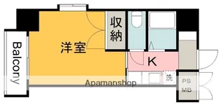 京橋森野ビル【11階】の間取り