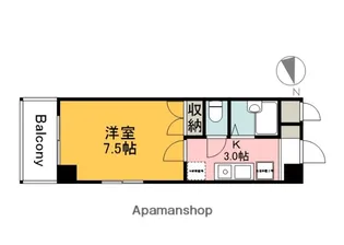 広島県広島市安佐南区祇園7丁目【マンション】の間取り