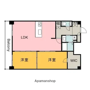 グランアークテラス【8階】の間取り