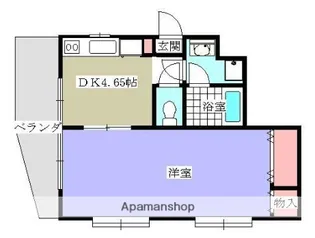 広島県広島市南区宇品御幸2丁目【マンション】の間取り