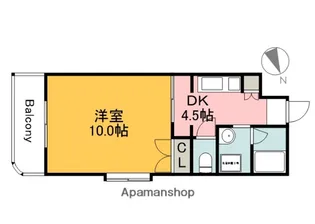 リバーハイム古市【301号室】の間取り