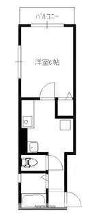 アミティ白島【4階】の間取り