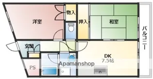 横尾ビル【3階】の間取り