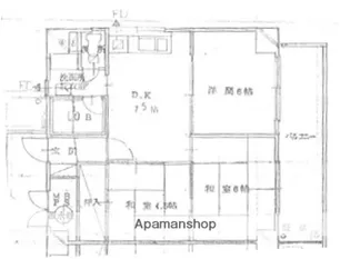 第2西村ビル【7階】の間取り