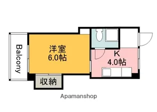 玉井ビル【4階】の間取り