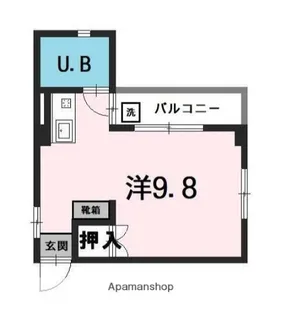 出汐Uビル【2階】の間取り