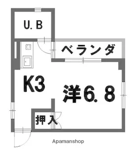 出汐Uビル【5階】の間取り