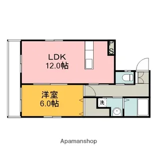 ロリエ中広通り【4階】の間取り