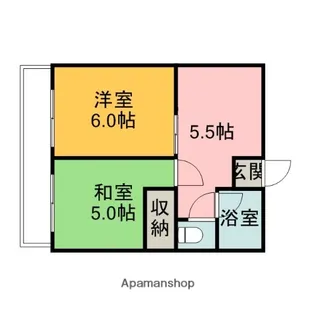 竹腰ビル【4階】の間取り