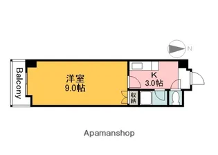 RESIDENCE西宮【307号室】の間取り