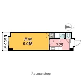 RESIDENCE西宮【304号室】の間取り