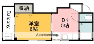 ラフィーネ段原【103号室】の間取り