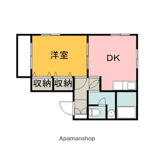 ツーユー洋光台【1階】の間取り