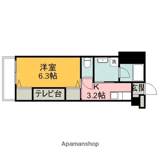 アガトンツインズα【2階】の間取り
