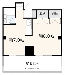 サンピア平和通り【7階】の間取り
