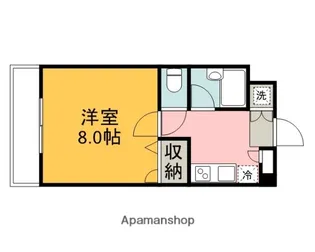 ハーシオンフルタⅢ【3階】の間取り