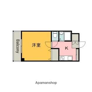 ハーシオンフルタⅢ【2階】の間取り