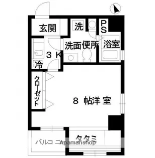セレクト縮景園【5階】の間取り