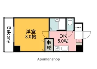 1Kの間取り画像