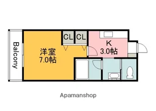 カーサ大塚2ND【3階】の間取り