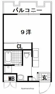 幟ビル【5階】の間取り
