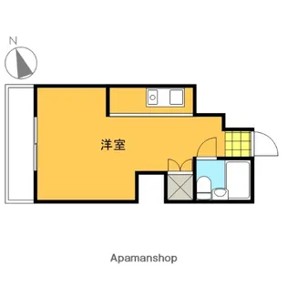松田ビル【5階】の間取り