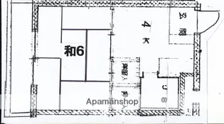 大須ハイツ【1階】の間取り