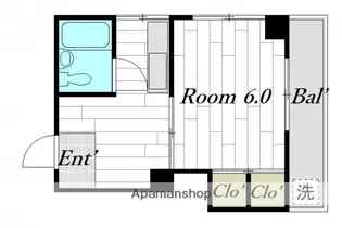 第3原田ビル【4階】の間取り