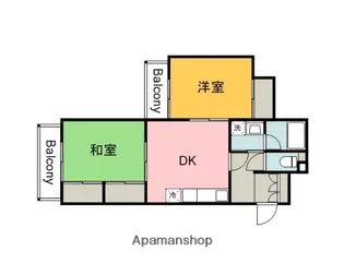 レジデンス天野壱番館【3階】の間取り