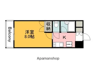 NAKASHIMABLDG【4階】の間取り