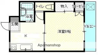 サンファミール緑井【3階】の間取り