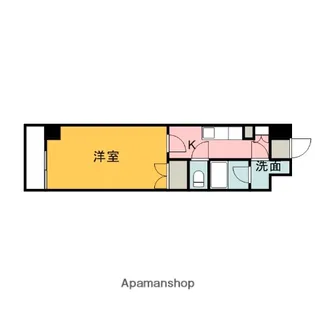 ピアチェーレ皆実【2階】の間取り