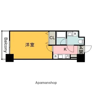 アクアシティ舟入中町【8階】の間取り