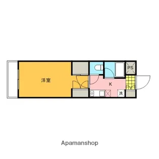 フレンズ【3階】の間取り