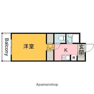 フレンズ【2階】の間取り