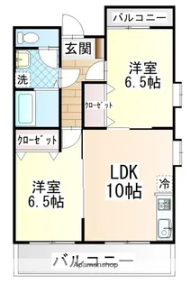 ピュアハイム古市橋【1階】の間取り