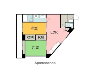 下田ハイツ【5階】の間取り