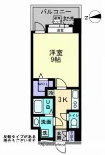 パークフラッツ土橋【8階】の間取り