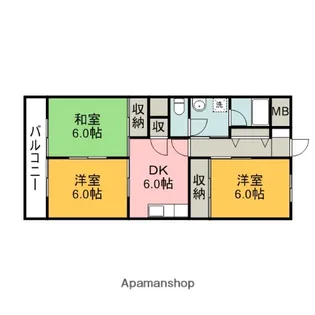 アイレスト牛田早稲田【4階】の間取り