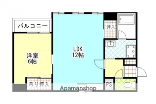 福地産業十日市ビル【4階】の間取り