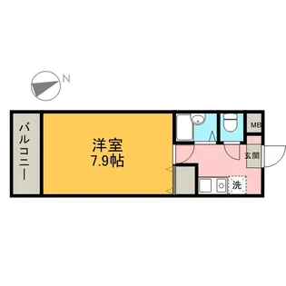 ドミトリー庚午壱番館【403号室号室】の間取り