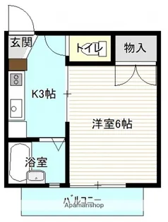 ハイム小川【2階】の間取り