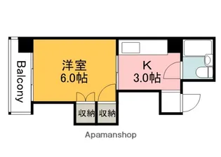 ピュアシティ【4階】の間取り