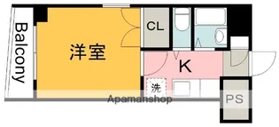 片山ビル10【8階】の間取り