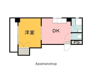 広島県広島市中区昭和町【マンション】の間取り