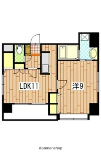 ベルパッソ十日市【5階】の間取り