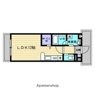 メゾン中野駅前【3階】の間取り