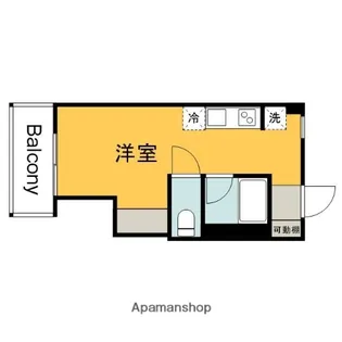 第1コーポ古屋【308号室】の間取り